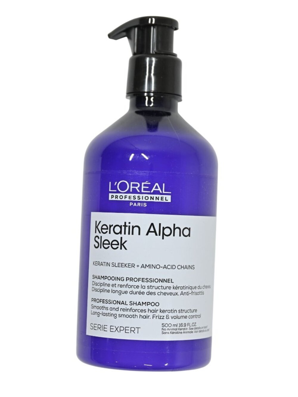 L'oreal Keratin Alpha Sleek Shampoo 16.9 fl oz
